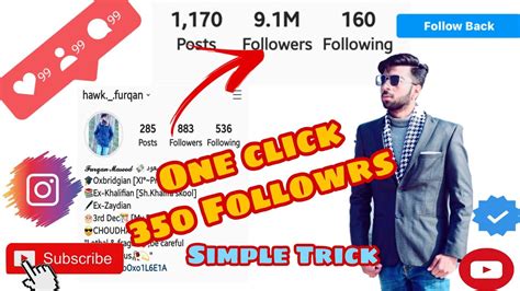How To Increase Instagram Followers Likes Simple Trick Youtube