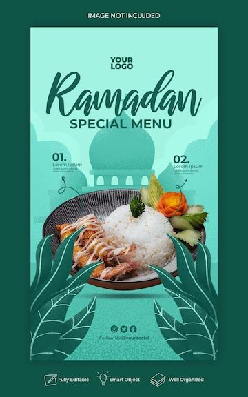 Premium Psd Special Ramadan Food Instagram Story Template