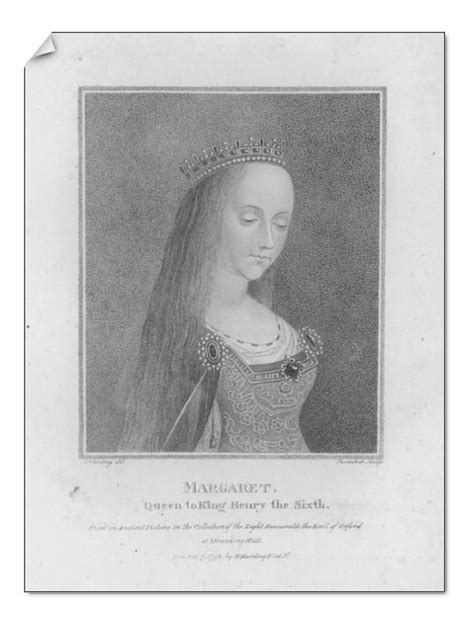 Print Of Margaret Queen To King Henry The Sixth Engraving King