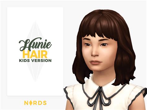 Hunie A Sims 4 Cc Hair For Kids