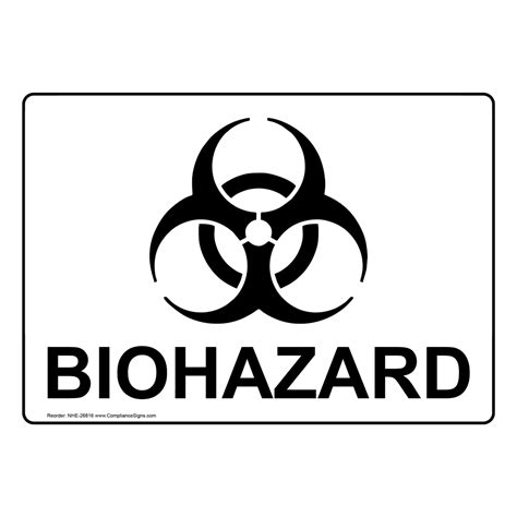 Process Hazards Biohazard Sign Biohazard
