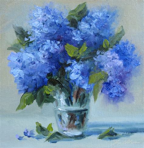 Oil painting flowers pansypansies painting shop online on description: Pat Fiorello - Art Elevates Life: Flower Study #26 Blue ...
