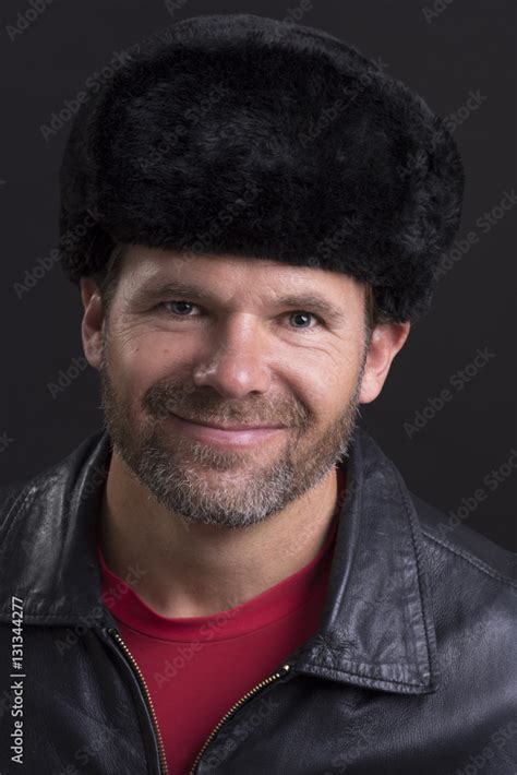 Handsome Bearded Russian Man Stock Photo Adobe Stock