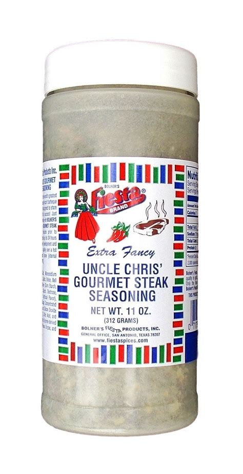 Uncle Chris Gourmet Gp27 Steak Seasoning 11 Oz