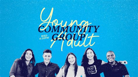 Young Adult Community Group Sermon Series Designs