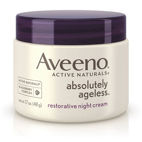 Aveeno Absolutely Ageless Restorative Facial Anti Aging