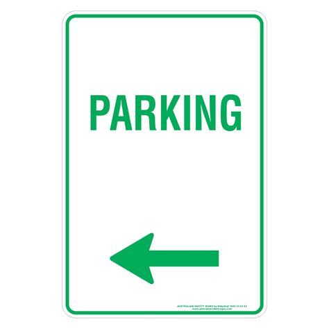 Parking Arrow Left Discount Safety Signs New Zealand
