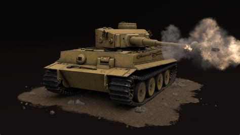 Tiger I Panzerkampfwagen Vi Ww2 Tank 3d Model