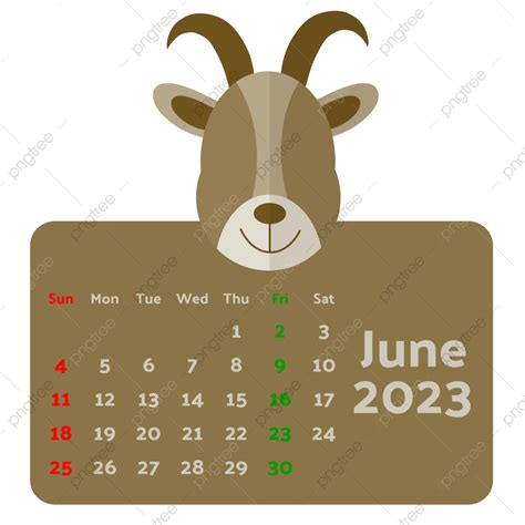 Calendario 2023 Giugno Png Vettori Psd E Clipart Per Il Download