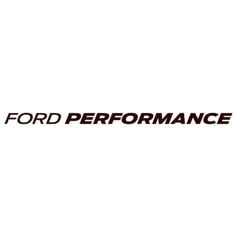Ford Performance Decal Sticker Decalfly