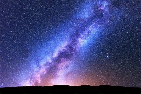 Milky Way Space Featuring Milky Way Star And Sky Nature Stock