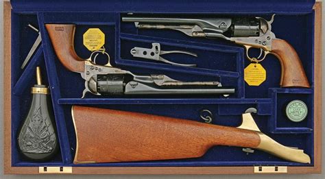 Sold At Auction Cased Pair Of Colt Model 1860 Second Generation United