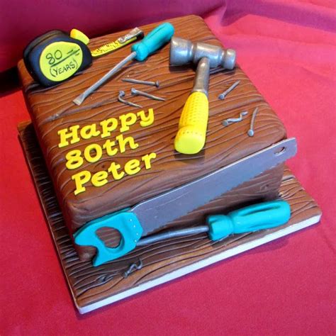 Birthday party poem riddle presents soft. Joiner's Birthday Cake with a hammer, screwdrivers and a ...