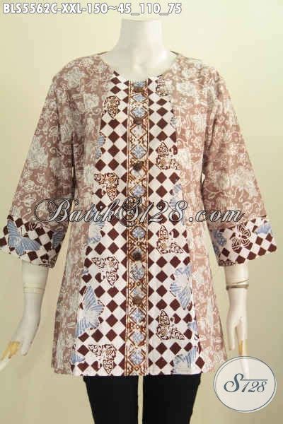 Padu padan busana muslim warna pastel. Jual Baju Batik Warna Pastel, Blus Tanpa Kerah 3L Untuk ...