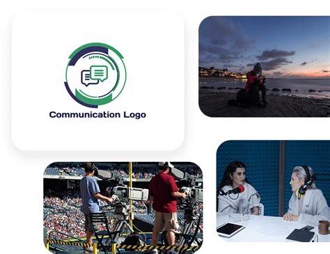 Free Communication Logo Maker Media Pr Company Logos