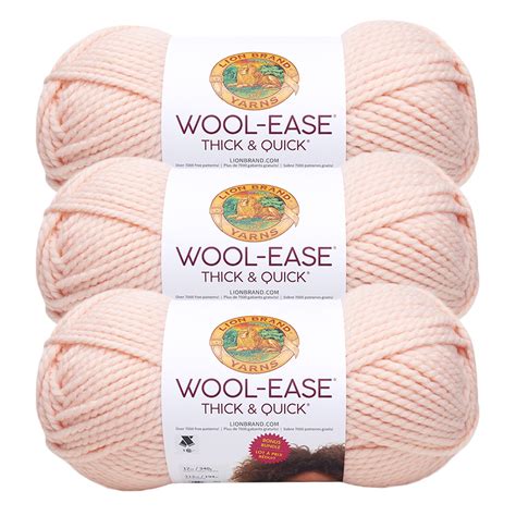 Lion Brand Yarn Wool Ease Thick And Quick Bonus Bundle Antique Classic
