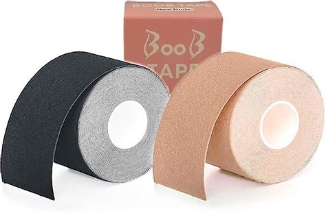 2 Pack Boob Tape Diy Lift Boob Job Push Up Borst Kinesiologie Tape Borst Tape 5 M X 5 Cm