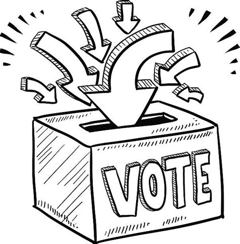 7 100 voto urnas dibujo ilustraciones de stock gráficos vectoriales libres de derechos y clip