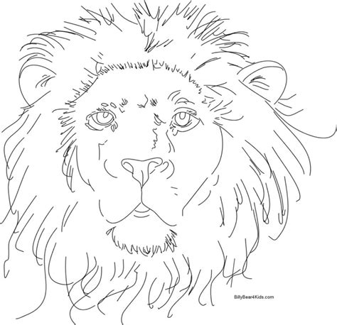 20 Free Printable Lion Coloring Pages