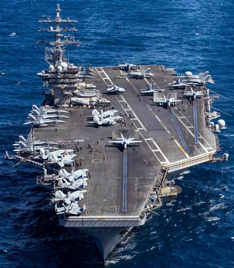 Uss Dwight D Eisenhower Cvn 69 Aircraft Carrier Us Navy