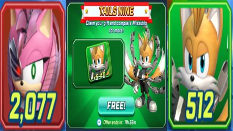 Sonic Forces Speed Battle Free Cards For Tails Nine New Character
