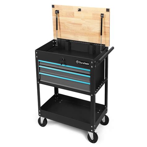 DURATECH 30 5 Inch 3 Drawer Rolling Tool Cart Heavy Duty Utility