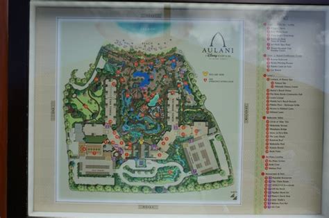 Map Picture Of Aulani A Disney Resort And Spa Kapolei