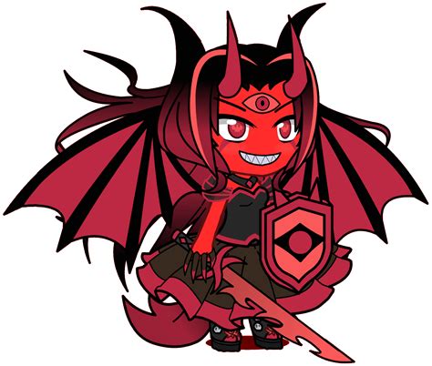 Gacha Life Devil Darkheart Complete Vector By Princessvalentinex On
