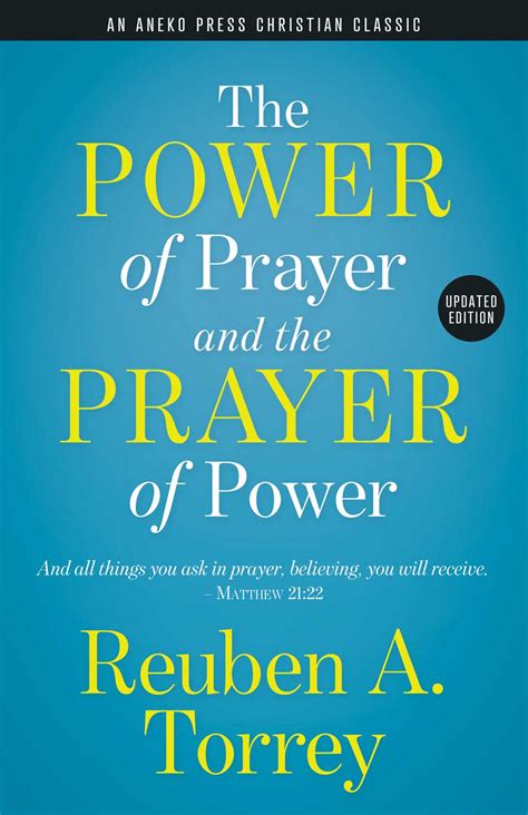The Power Of Prayer And The Prayer Of Power Aneko Press