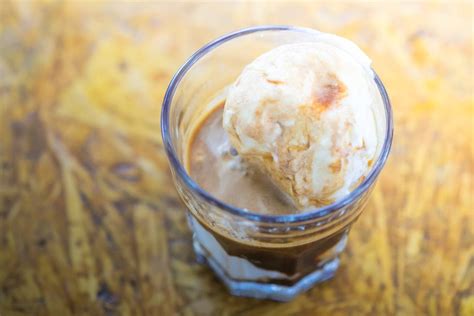 Ice Cream In Coffee Combining Dessert With Your Favorite Brew