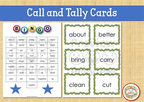 Sight Words Bingo Third Grade Sight Words Dolch Kindergarten Etsy