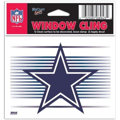 Dallas Cowboys Nfl 3x3 Static Window Cling Decal Check Out The Image
