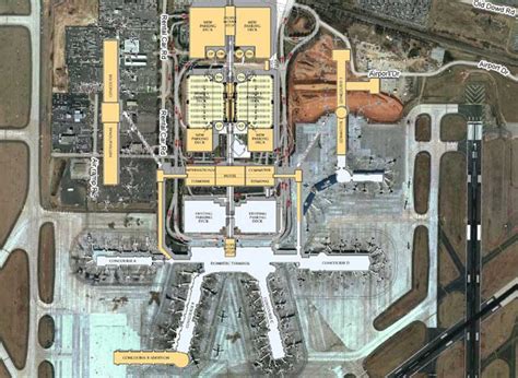 Charlotte Douglas International Airport Master Plan Sketches