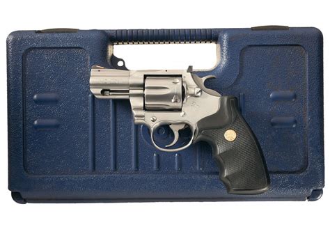 Stainless Steel Colt King Cobra Double Action Revolver With Hardcase