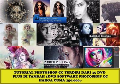 Jual Kumpulan Tutorial Photoshop Cc Terbaru Lengkap Dgn Photoshop Cc