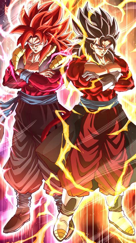 Gogeta Ss4 And Vegetto Ss4 In 2020 Dragon Ball Super Manga Anime