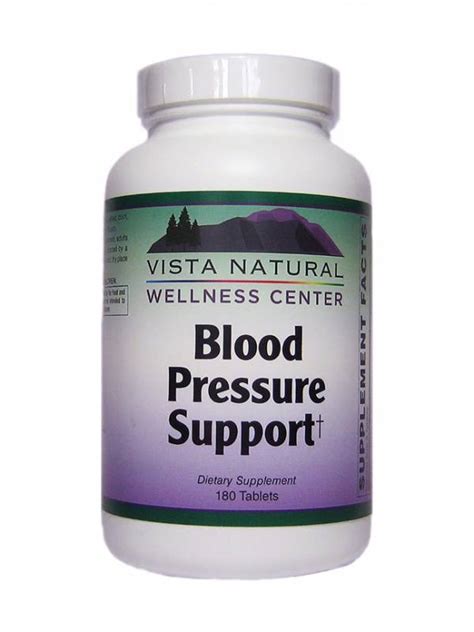 Vista Natural Wellness Blood Pressure Support 180 Tablets Vista