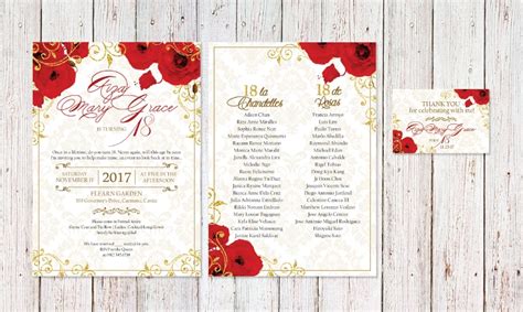 debut invitation designs examples  psd ai