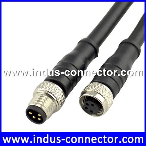 Ip67 Waterproof M8 4pin 5pin 6pin Cable Male Female M8 Sensor Connector