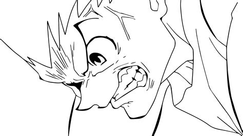 Gon Angry Lineart By Hitl88 On Deviantart