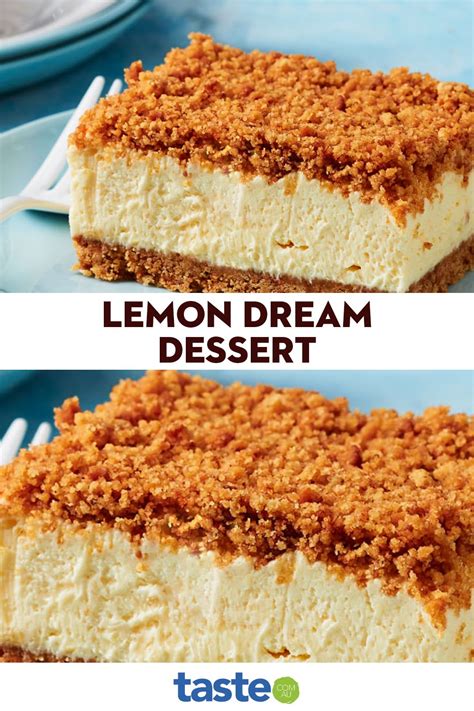 Lemon Dream Dessert Recipe Lemon Dessert Recipes Lemon Cake Mix Recipe Lemon Recipes