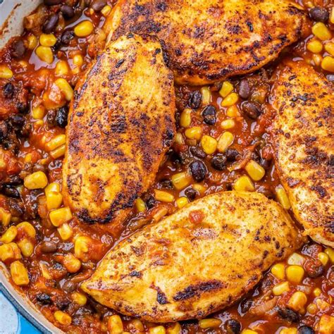 Tex Mex Chicken Skillet Clean Food Crush