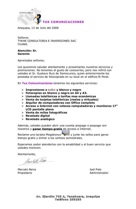 Carta A Una Empresa Ejemplo Assistente Administrativo