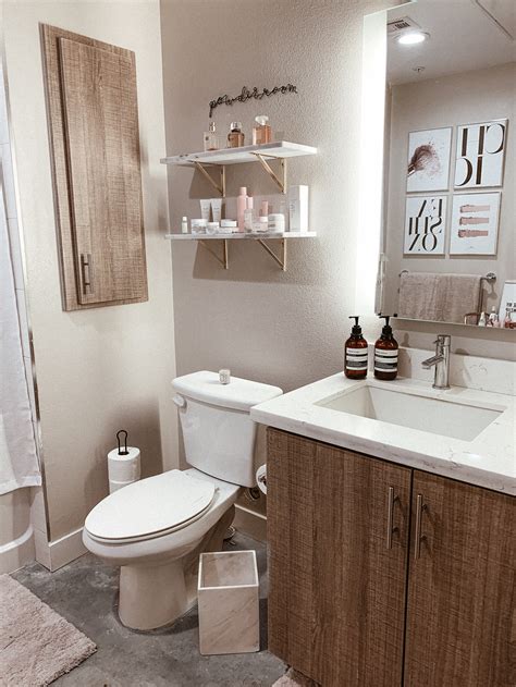 Mason soap pump kksmercantile 4.5 out of 5 stars (577) $ 73.00 free shipping add to favorites bathroom set, mason jars, rustic frcor, shabby chic, mason jar bathroom set, bathroom jars, 6 piece set, gray jars, bath set, painted jars chalkpaintmasonjars 5 out of 5 stars (193. My Apartment Bathroom Decor - BLONDIE IN THE CITY