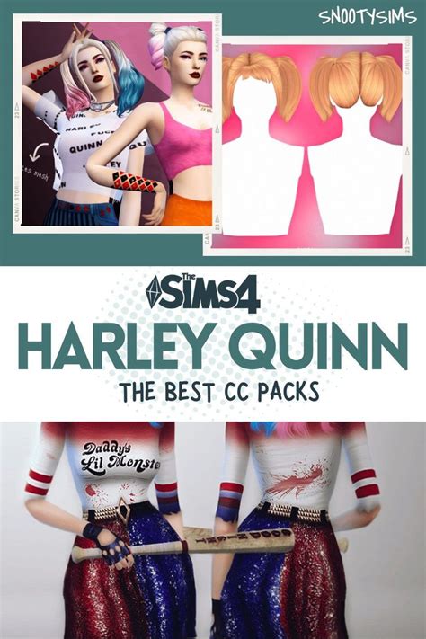The Best Sims 4 Harley Quinn Cc Packs Sims 4 Harley Quinn Sims 4