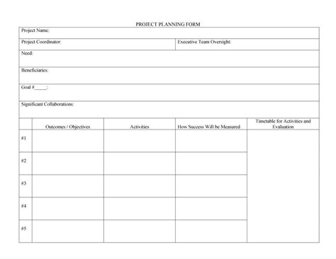 48 Professional Project Plan Templates Excel Word Pdf Template