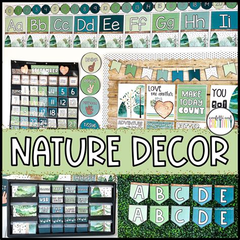 Nature Classroom Decor Bundle Nature Classroom Theme Etsy Australia