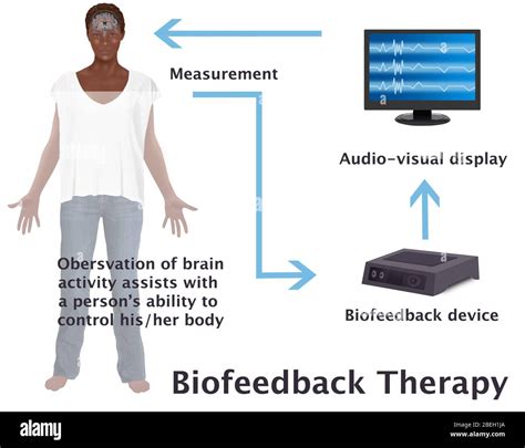 Diagram Of Biofeedback Therapy Stock Photo Alamy