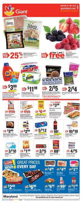 View the latest giant food stores weekly ad circular. Giant Food Weekly Circular - Gaithersburg | Giant food ...