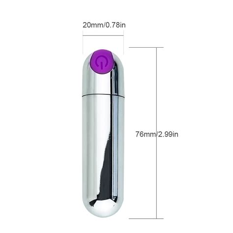Powerful Mini Bullet Shape Vibrator For Clitoris Waterproof 10 Speeds Vibration Clitoral